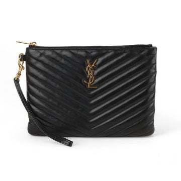SAINT LAURENT Matelassé Clutch Bag Small 379039 78818634