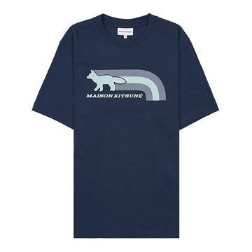 MAISON KITSUNE Flash Fox Comfort T-Shirt Herren P492 78823411