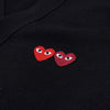 Comme Des Garcons Double Heart Patch Wool Cardigan 78823561 [P]