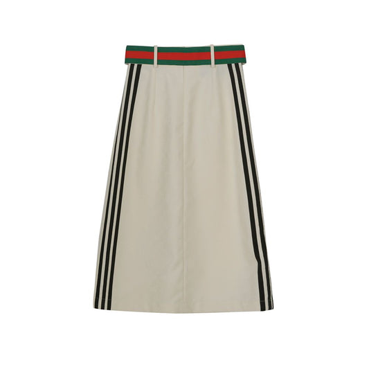 GUCCI 702988 36サイズ X アディダス ジャカード ベルトスカート 78677113