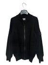 STONE ISLAND KIDS BLACK ZIPPER KNIT JACKET 78983902 [P]