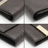 GUCCI 291099 ダークブラウン シーマ シーマ ゴールドロゴ 長財布 78993680 [P]