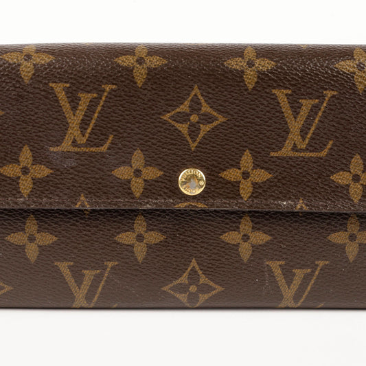 Louis Vuitton M61734 Monogram Canvas Sarah Long Wallet 78966111