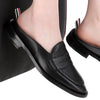 THOM BROWNE Penny Muli Loafer in Pebble Grain, Größe 36.5 59256411 [P]