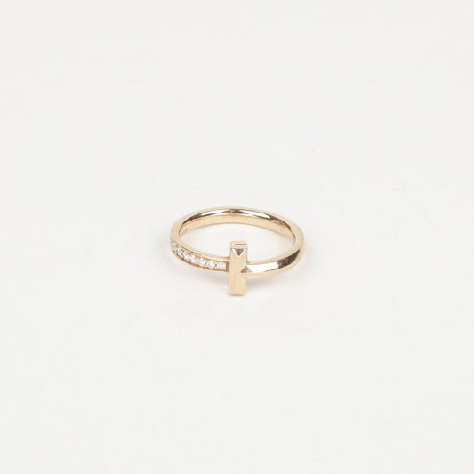 Tiffany & Co T1 Ring 67795466 Size 5.5 78991679