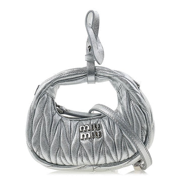 MIU MIU マテラッセ マイクロ ホーボーバッグ 5NR019 2FPP F0118 79466391