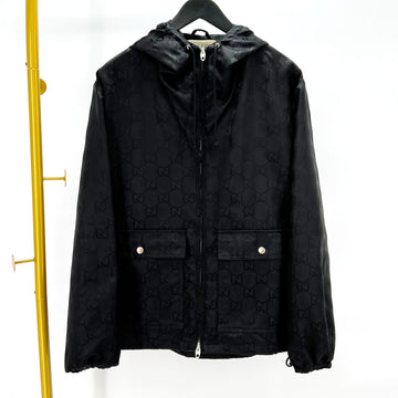 GUCCI Die Grid Kapuzenjacke Schwarz 79492278