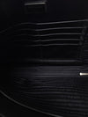 Prada Black Saffiano Blue Logo Travel Briefcase Clutch Bag 79561495 [P]