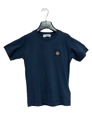 Stone Island Kids Round T-Shirt Navy Boy 79621005
