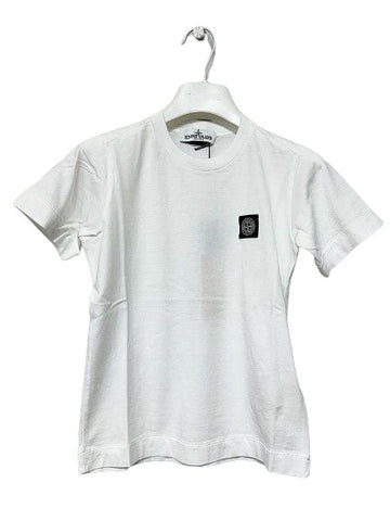 STONE ISLAND RNC Kinder Rundhals-T-Shirt Weiß Mädchen 79626412