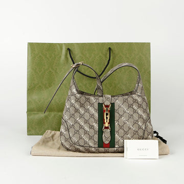 GUCCI 636706 ハッカープロジェクト ジャッキー 1961 スモール ホーボー ショルダーバッグ 79544391