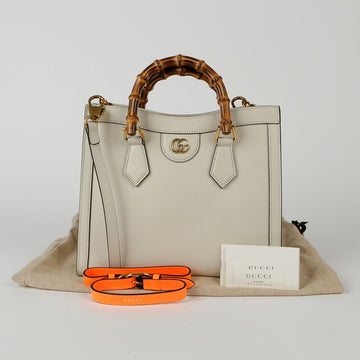 GUCCI 660195 ダイアナ バンブー スモール トート&ショルダーバッグ 79563017