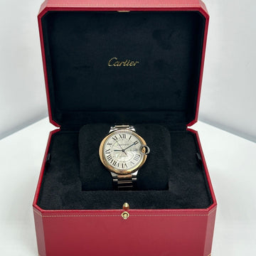 CARTIER バロンブルー コミ ローズゴールド 42mm 80148447
