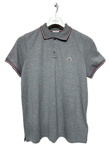 MONCLER モンクレール 8A70300 84556 グレー 半袖 PK 80197524
