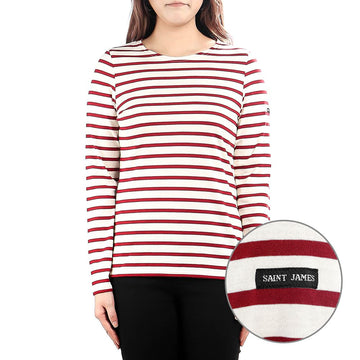SAINT JAMES 女性用ミンクワイダム長袖Tシャツ 80515607