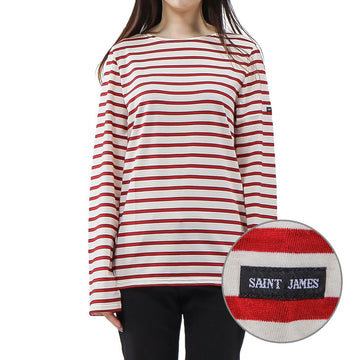 SAINT JAMES 24SS (9858 OU) Unisex Mingquai Modern Langarm T-Shirt 80516275