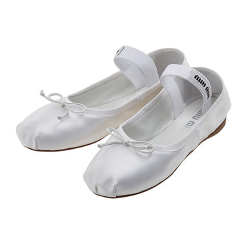 MIU MIU 5F794D QU6 F0009 レディース サテン バレリーナ シューズ 80611535