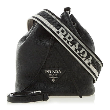 Prada Floral Leather Bucket Bag 80614636