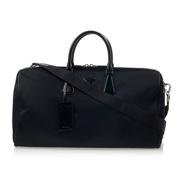 Prada Men's Re-Nylon Brushed Leather Duffle Bag 2VC018 789 F0002 (OOO) 80614937