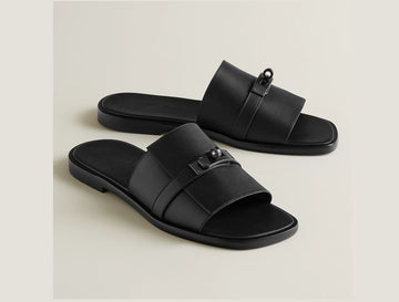 HERMES Gabriel Sandalen Schwarz 81339467