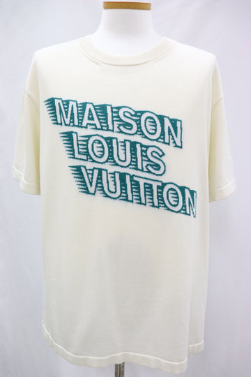 LOUIS VUITTON Maison LV Rundhals Strickpullover Kurzarm T-Shirt 82123394