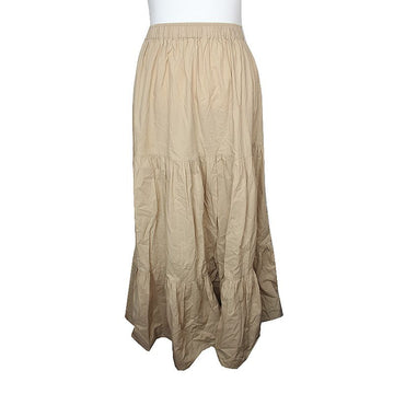 SEMICOUTURE Semi-Couture Beige Cotton Pleated Skirt 55, 66 82442356