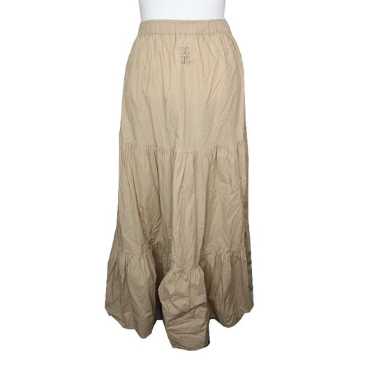 SEMICOUTURE Semi-Couture Beige Cotton Blend Skirt 55, 66 82442356