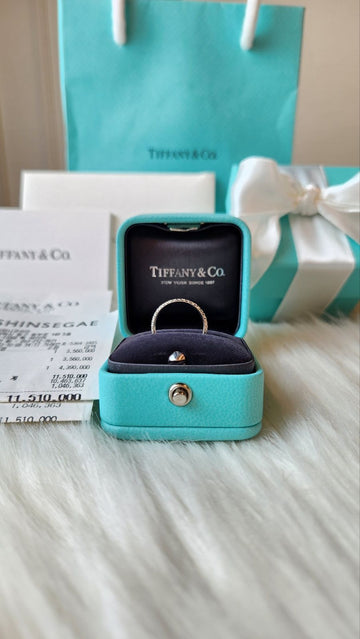 TIFFANY & CO Tiffany Metro Full Diamond PT Ring (2023) Zustand S 82088046