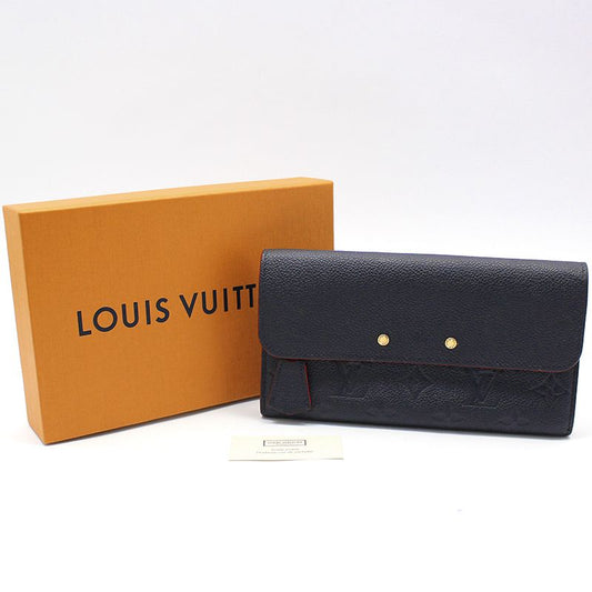 Louis Vuitton Monogram Empreinte Marine Lounge Pont Neuf Long Wallet M62127 82555685