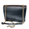 GUCCI ブラック GG インターロッキング ロゴ チェーン 金具 ショルダーバッグ クロスバッグ 510304 83146380 [P]