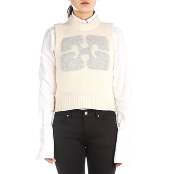 GANNI 24FW (K2252 135 EGRET) レディース ベスト 83152592