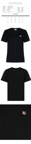 Maison Kitsune Fox Head Patch T-Shirt Black LW00105KJ0008 P199 84812310 [P]