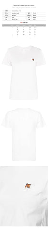 Maison Kitsune Fox Head Patch T-Shirt White LW00105KJ0008 P100 84812354 [P]