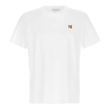 MAISON KITSUNE 24SS Fuchs Kopf Patch T-Shirt Weiß LM00104KJ0008 P100 84813927