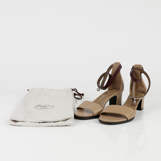 Hermes Size 38 Maneges Sandals 84116698