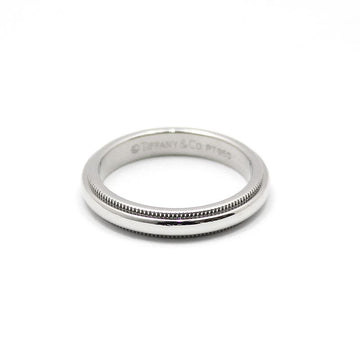 Tiffany & Co Platinum 3MM Millegrain Ring Size 8 86160630