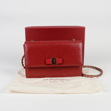 SALVATORE FERRAGAMO 21 E480 Bara Genie Ketten Schulter- und Crossbody-Tasche 84147325