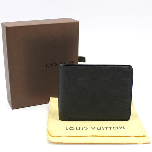 Louis Vuitton Black Damier Infini Multiple Wallet N63124 86706533