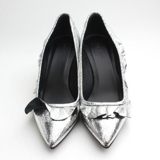ISABEL MARANT Silber Rüsche Pumps 37 86711391