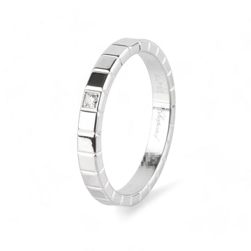 Chopard White Gold 1P Diamond Mini Ice Cube Ring 46-32681-1 87247130