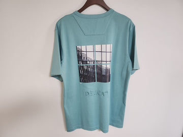 JUUN.J Oversized T-Shirt mit Grafik in Himmelblau JC2342P21Q 87801951