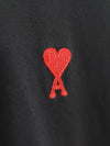 AMI [L] Kleine Herzstickerei T-Shirt BFHJ108 87803157 [P]