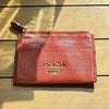 PRADA ヴィンテージ レッド ジッパー カードウォレット 4VPRW20528 87802396 [P]