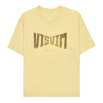 Visvim Heritage Logo Print Short Sleeve T-Shirt Yellow 87955794