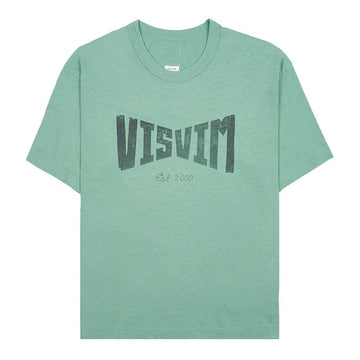 VISVIM Herren Heritage Logo Print T-Shirt in LTGREEN 0124105010028 87955798