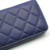 CHANEL Gradient Quilted Leder Klassische Logo Reißverschluss Geldbörse 88073986 [P]
