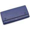 Celine 101673 Indigo Blue Large Flap Multi-Function Long Wallet 88074037 [P]