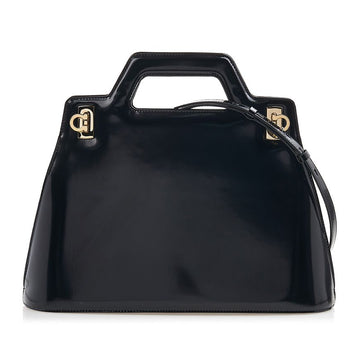 Salvatore Ferragamo Wanda Medium Tote Bag NERO 0761287 88300681