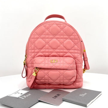 DIOR Christian Cannage Mini Rucksack Pink 88301065