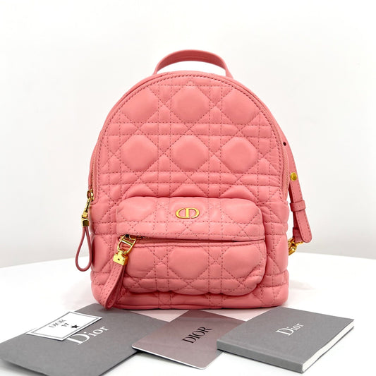 DIOR クリスチャン カナージュ ミニ バックパック ピンク 88301065